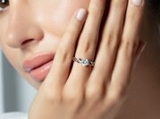 Solitärring Evoke in 9K Weißgold mit Diamant 0,75ct