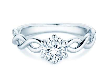 Solitärring Evoke in 9K Weißgold mit Diamant 1,00ct