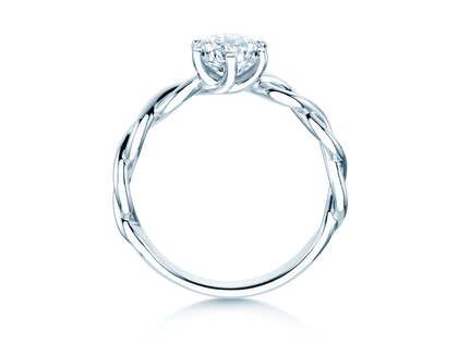 Solitärring Evoke in 9K Weißgold mit Diamant 1,00ct