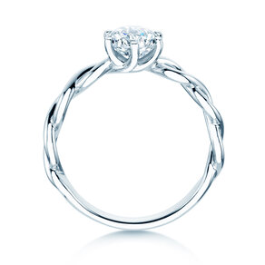 Solitärring Evoke in 9K Weißgold mit Diamant 1,00ct