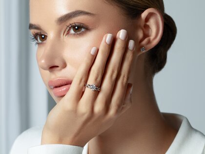 Solitärring Evoke in 9K Weißgold mit Diamant 1,00ct