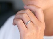 Solitärring Heart Petite in Silber