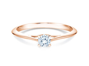 Solitärring Heaven 4 in Roségold