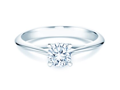 Solitärring Heaven 4 in 9K Weißgold mit Diamant 0,75ct