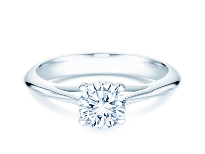Solitärring Heaven 4 in 9K Weißgold mit Diamant 1,00ct