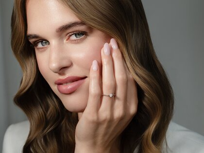 Solitärring Heaven 6 in 9K Weißgold mit Diamant 0,25ct