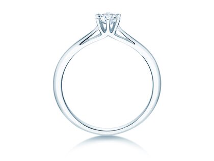 Solitärring Heaven 6 in 9K Weißgold mit Diamant 0,25ct
