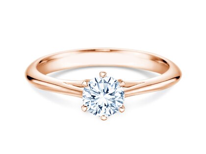 Solitärring Heaven 6 in Roségold