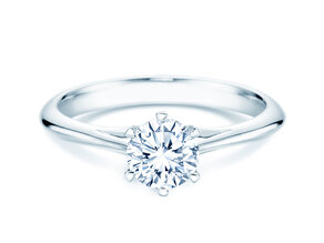 Solitärring Heaven 6 in 9K Weißgold mit Diamant 0,75ct