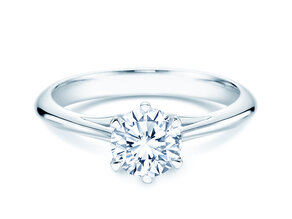 Solitärring Heaven 6 in 9K Weißgold mit Diamant 1,00ct