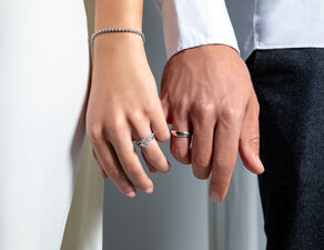 Solitärring Heaven 6 in 9K Weißgold mit Diamant 0,75ct