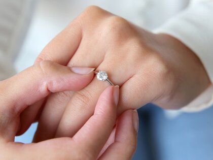 Ring Heaven 6 in 9K Weißgold mit Labordiamant 0,75ct