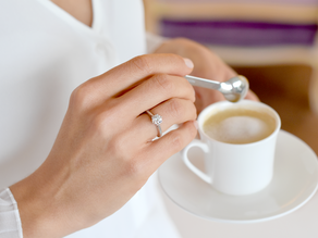 Ring Heaven 6 in 9K Weißgold mit Labordiamant 1,00ct