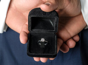 Solitärring Heaven 6 in 9K Weißgold mit Diamant 1,00ct