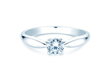 Solitärring Joy in 9K Weißgold mit Diamant 0,25ct