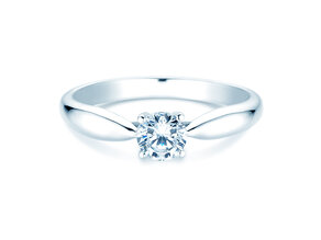 Solitärring Joy in 9K Weißgold mit Diamant 0,25ct