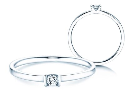 Solitärring Love