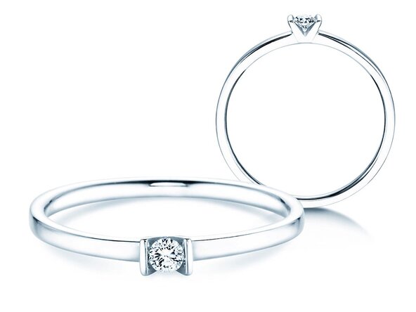 Solitärring Love