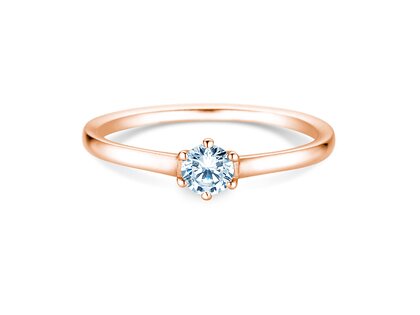 Solitärring Madison in Roségold