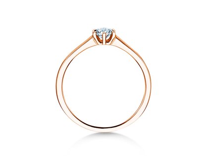 Solitärring Madison in Roségold