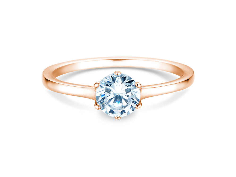 Solitärring Madison in Roségold