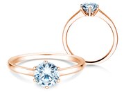 Solitärring Madison in Roségold