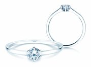 Solitärring Madison in 14K Weißgold mit Diamant 0,25ct