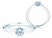 Solitärring Madison in 14K Weißgold mit Diamant 0,50ct