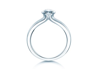Solitärring Magic Diamond Big in Silber 925/- mit Diamant 0,50ct