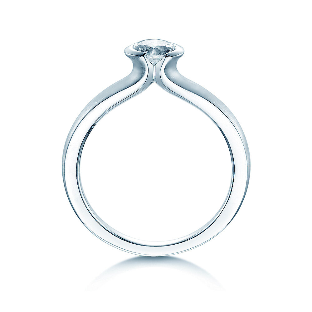 Solitärring Magic Diamond Big in 14K Weißgold mit Diamant 0,50ct G/SI