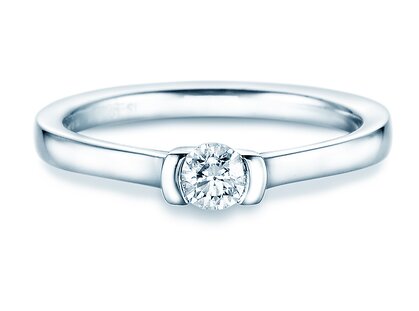 Solitärring Magic Diamond Small in Silber 925/- mit Diamant 0,25ct