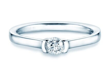 Solitärring Magic Diamond Small in Silber 925/- mit Diamant 0,25ct