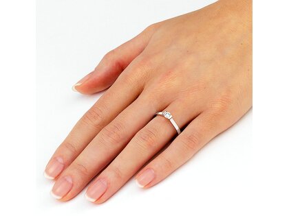 Solitärring Magic Diamond Small in Silber 925/- mit Diamant 0,25ct