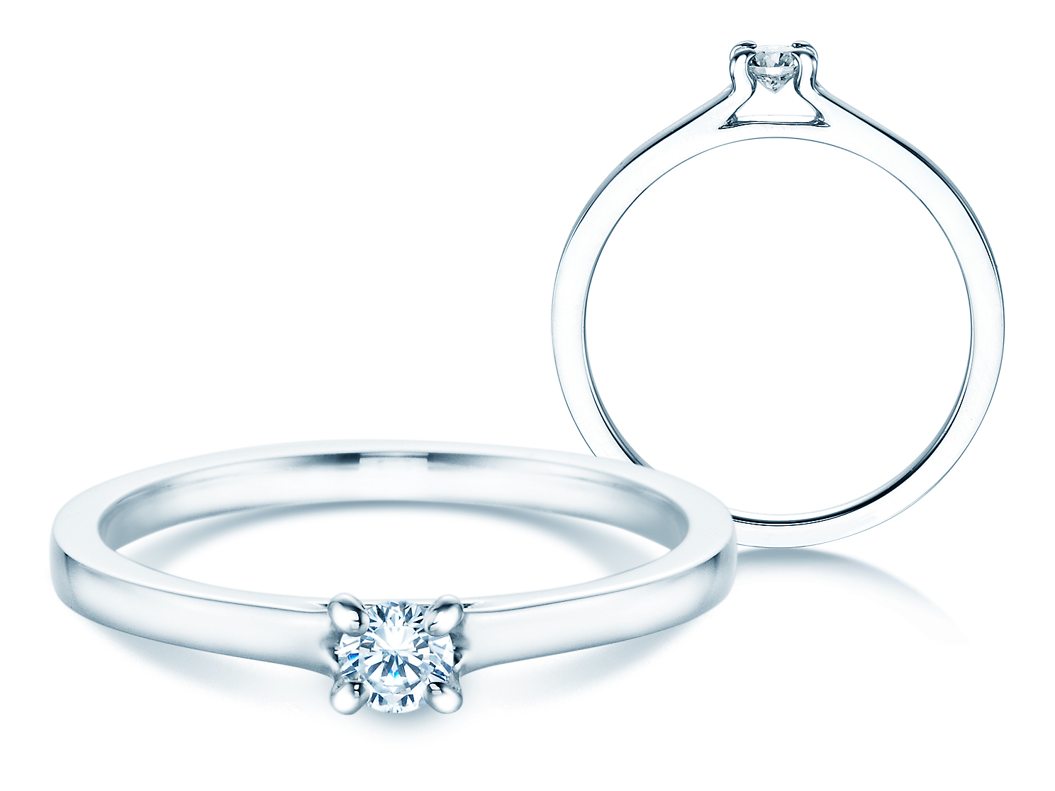 Solitärring Modern Labordiamant