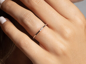 Solitärring Promise Petite in Silber