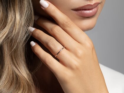 Solitärring Promise Petite in Silber