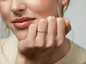 Solitärring Promise Petite in Silber