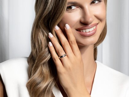 Solitärring Promise in 9K Weißgold mit Diamant 0,25ct