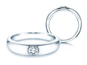 Solitärring Promise in 9K Weißgold mit Diamant 0,25ct