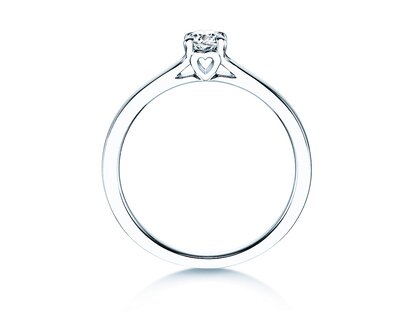 Solitärring Romance in Silber