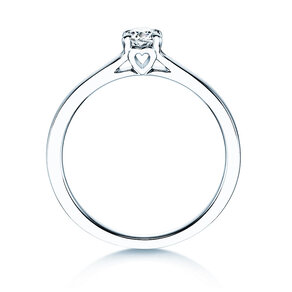 Solitärring Romance in Silber