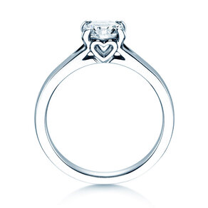 Solitärring Romance in 9K Weißgold mit Diamant 1,00ct