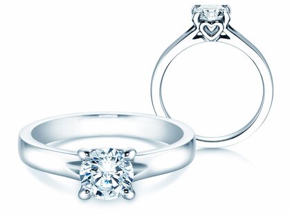 Solitärring Romance in Platin 950/- mit Diamant 1,00ct G/IF