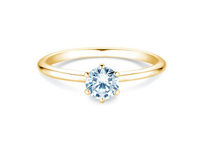 Solitärring Royal in Gelbgold