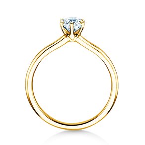 Solitärring Royal in Gelbgold
