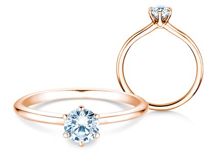 Solitärring Royal in Roségold