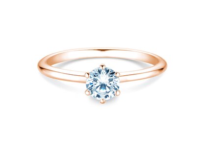 Solitärring Royal in Roségold