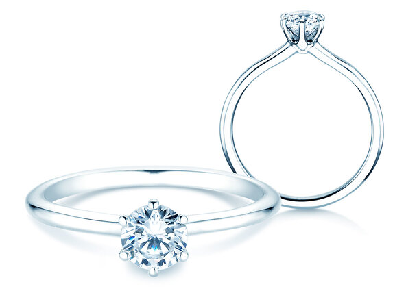 Solitärring Royal in Silber