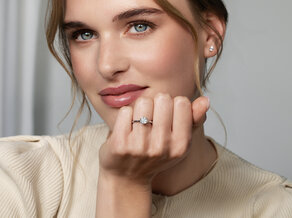 Solitärring Royal in 9K Roségold mit Diamant 1,00ct