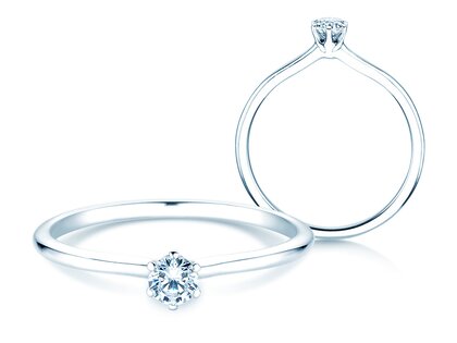 Solitärring Royal in Silber